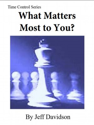 cover image of What Matters Most to You?